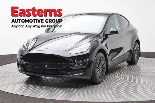 Solid Black 2022 Tesla Model Y Long Range Dual Motor All-Wheel Drive