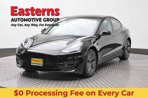 Solid Black 2023 Tesla Model 3 Standard Range
