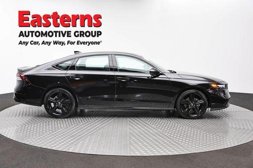 Crystal Black Pearl 2025 Honda Accord Hybrid Sport-L