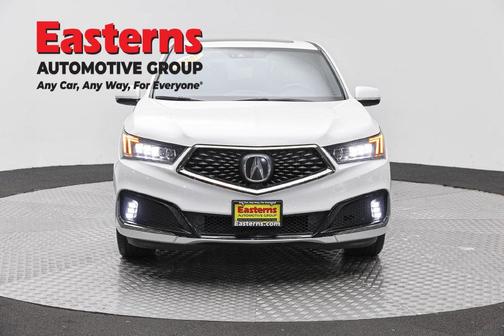 Platinum White Pearl 2020 Acura MDX 3.5L Technology & A-Spec Pkgs