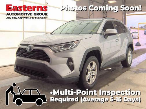 Silver Sky Metallic 2021 Toyota RAV4 Hybrid XLE