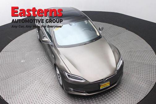 Titanium Metallic 2016 Tesla Model S 90D