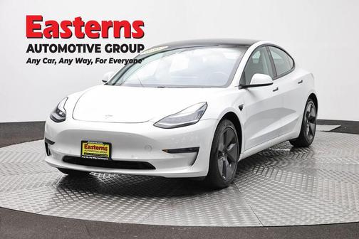 Pearl White Multi-Coat 2021 Tesla Model 3 Standard Range Plus