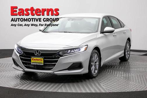 Platinum White Pearl 2021 Honda Accord LX 1.5T