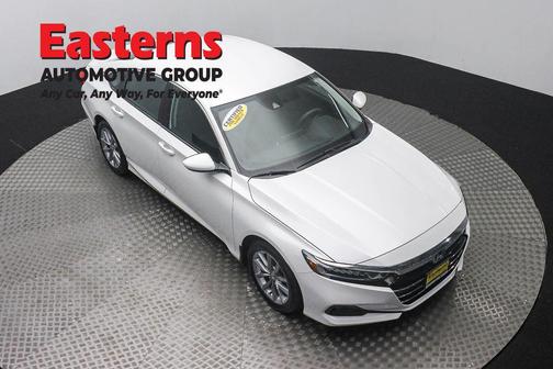 Platinum White Pearl 2021 Honda Accord LX 1.5T