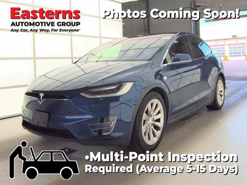 Deep Blue Metallic 2017 Tesla Model X 90D