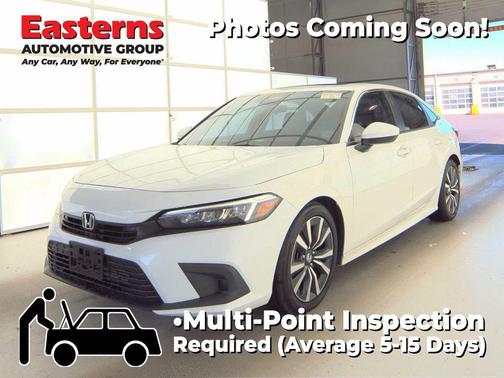 Platinum White Pearl 2023 Honda Civic EX