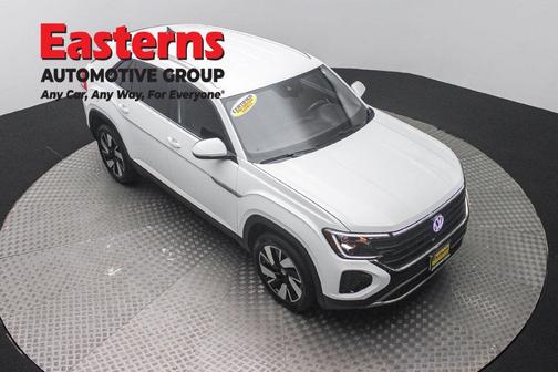 Pure White 2025 Volkswagen Atlas Cross Sport 2.0T SE w/Technology