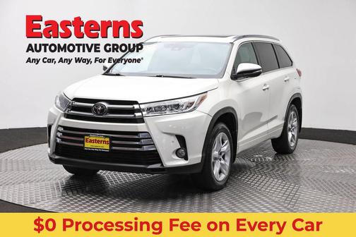 Blizzard Pearl 2017 Toyota Highlander Limited Platinum