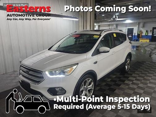 White Platinum 2018 Ford Escape Titanium
