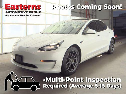 Pearl White Multi-Coat 2021 Tesla Model 3 Standard Range Plus