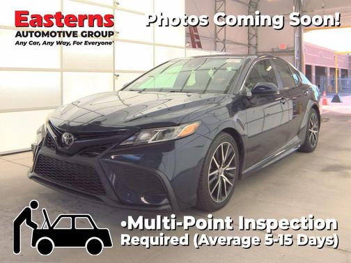 Blue 2021 Toyota Camry SE