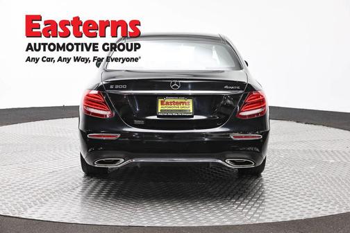 Black 2018 Mercedes-Benz E-Class 4MATIC