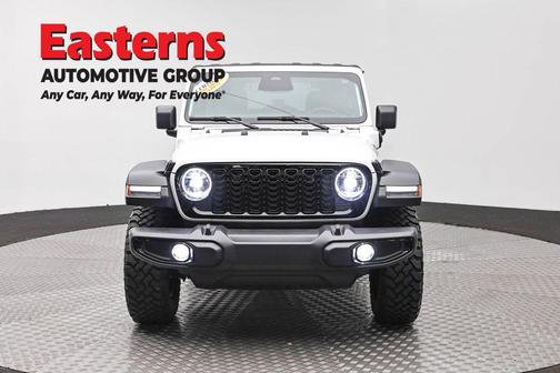 Bright White Clearcoat 2025 Jeep Wrangler 4xe Willys