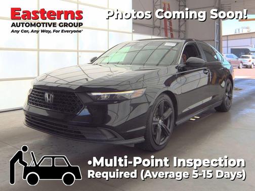 Crystal Black Pearl 2025 Honda Accord Hybrid Sport