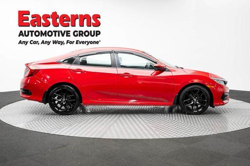 Red 2017 Honda Civic LX