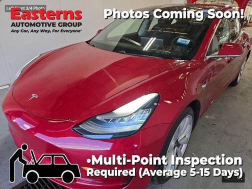 Red Multi-Coat 2018 Tesla Model 3 Long Range