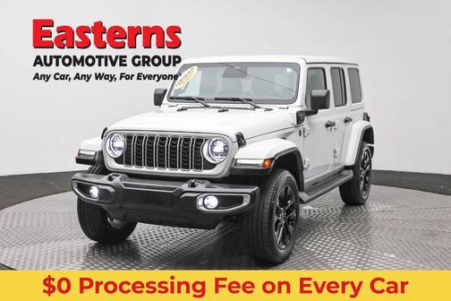 Bright White Clearcoat 2025 Jeep Wrangler 4xe Sahara