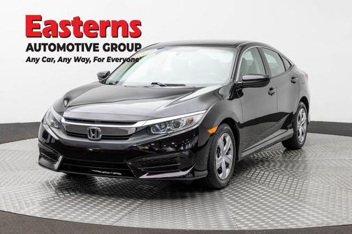 Crystal Black Pearl 2018 Honda Civic LX