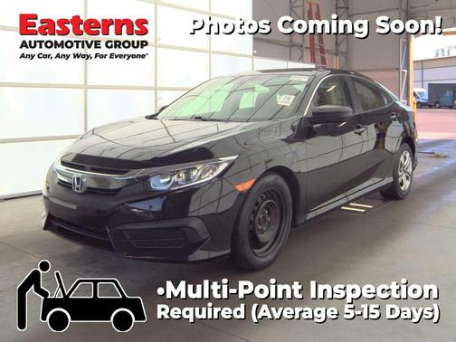 Crystal Black Pearl 2018 Honda Civic LX