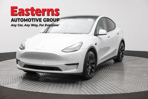 Pearl White Multi-Coat 2020 Tesla Model Y Long Range Dual Motor All-Wheel Drive