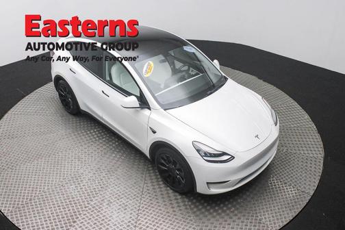 Pearl White Multi-Coat 2020 Tesla Model Y Long Range Dual Motor All-Wheel Drive