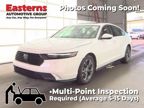 Platinum White Pearl 2025 Honda Accord Hybrid EX-L