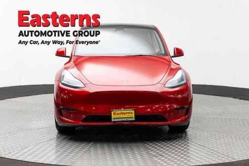 Red Multi-Coat 2021 Tesla Model Y Long Range Dual Motor All-Wheel Drive