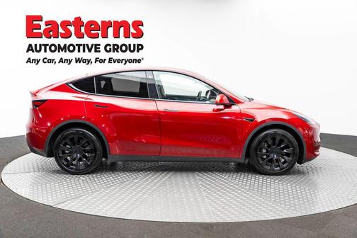 Red Multi-Coat 2021 Tesla Model Y Long Range Dual Motor All-Wheel Drive