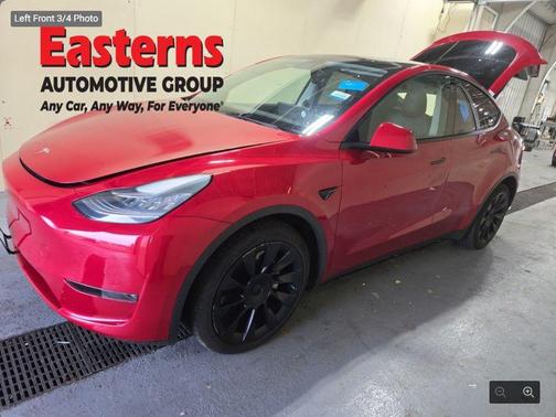 Red Multi-Coat 2021 Tesla Model Y Long Range Dual Motor All-Wheel Drive