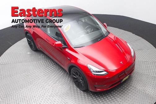 Red Multi-Coat 2021 Tesla Model Y Long Range Dual Motor All-Wheel Drive
