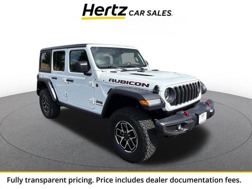 Bright White Clearcoat 2025 Jeep Wrangler Rubicon