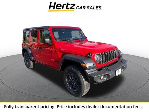 Firecracker Red Clearcoat 2025 Jeep Wrangler Sport S