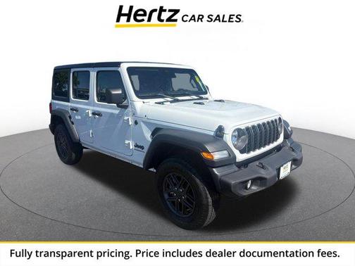 Bright White Clearcoat 2025 Jeep Wrangler Sport S