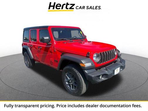 Firecracker Red Clearcoat 2025 Jeep Wrangler Sport S