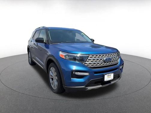 Atlas Blue Metallic 2023 Ford Explorer Limited