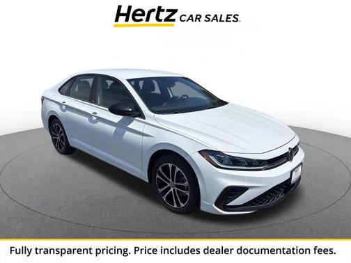 Pure White 2025 Volkswagen Jetta 1.5T Sport