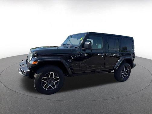 Black Clearcoat 2025 Jeep Wrangler 4-Door Sahara 4x4