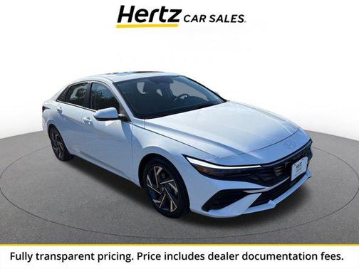 Serenity White 2025 Hyundai ELANTRA SEL