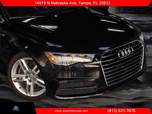 Black 2017 Audi A6 2.0T Premium