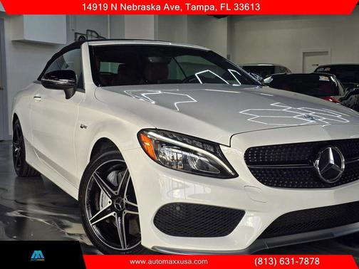 White 2017 Mercedes-Benz AMG C 43 4MATIC
