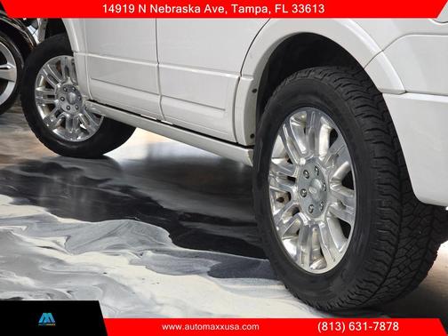 White Platinum Metallic Tri-Coat 2013 Ford Expedition Limited