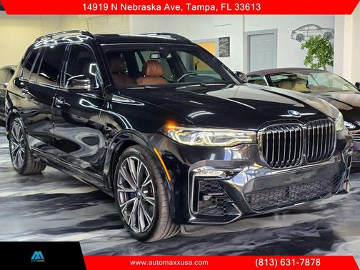 Black Sapphire Metallic 2021 BMW X7 M50i