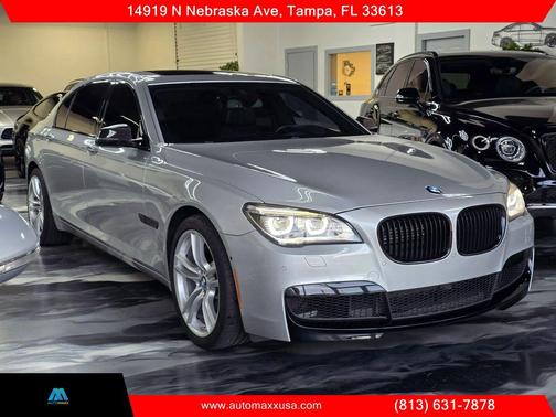 Glacier Silver 2013 BMW 750 Li