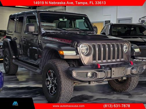 Granite Crystal Metallic Clearcoat 2018 Jeep Wrangler Unlimited Rubicon