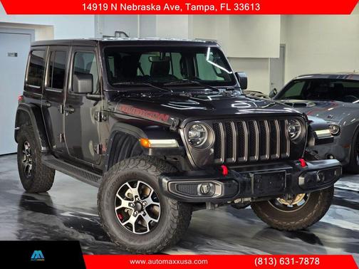 Granite Crystal Metallic Clearcoat 2018 Jeep Wrangler Unlimited Rubicon
