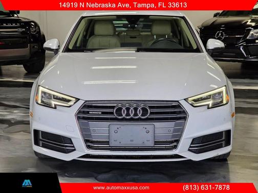 White 2018 Audi A4 2.0T Premium Plus