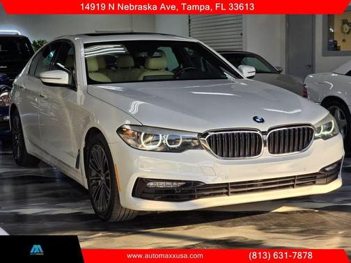 White 2017 BMW 530 530i Sedan 4D