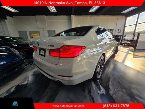 White 2017 BMW 530 530i Sedan 4D