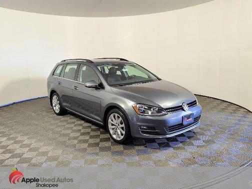 Platinum Gray Metallic 2017 Volkswagen Golf SportWagen TSI SE